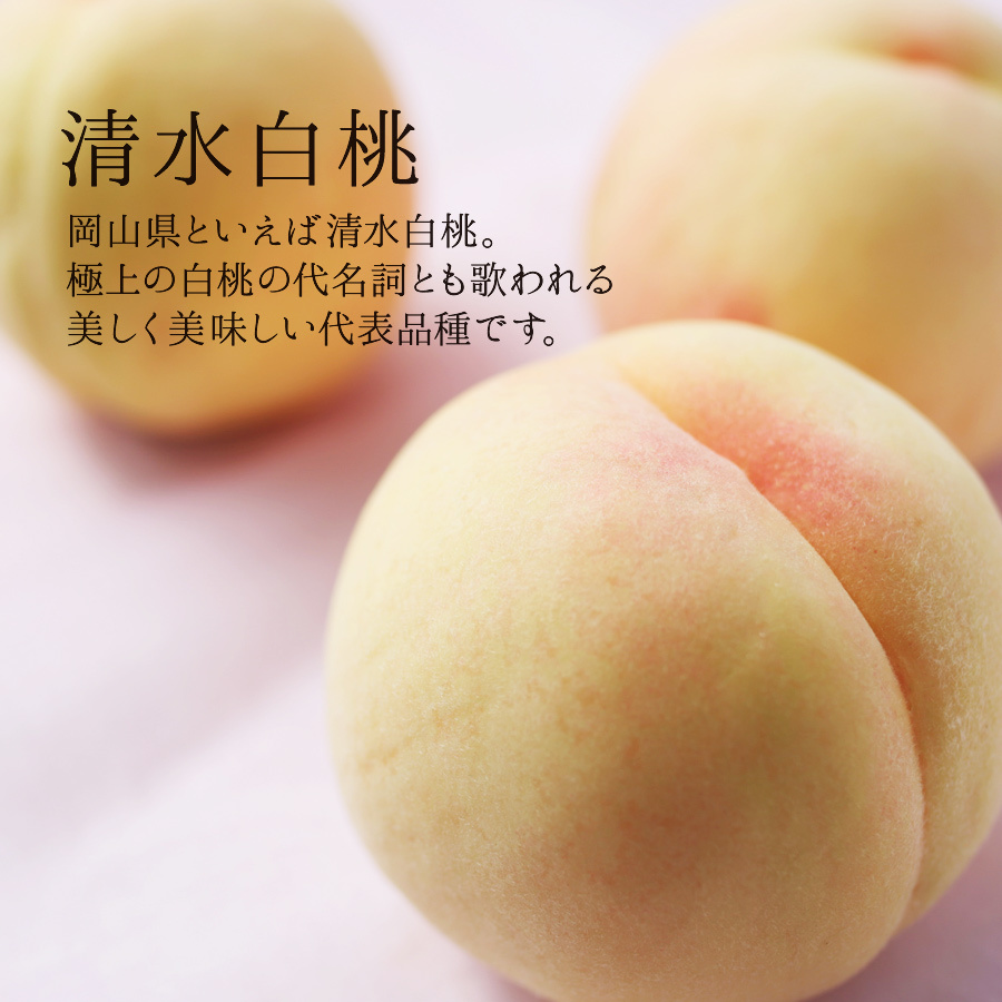 清水白桃のギフト